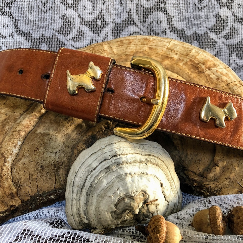 Furla Leather Belt Kids/Women's High Waist 30 in.